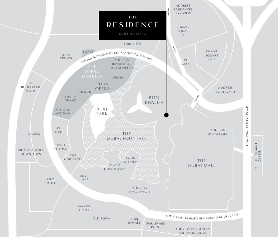 Emaar-residences-location