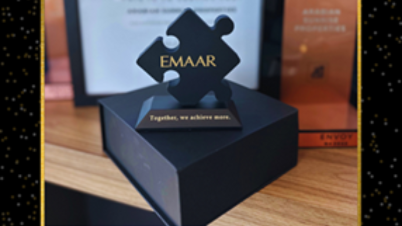 Prestigious Award from Emaar Developers