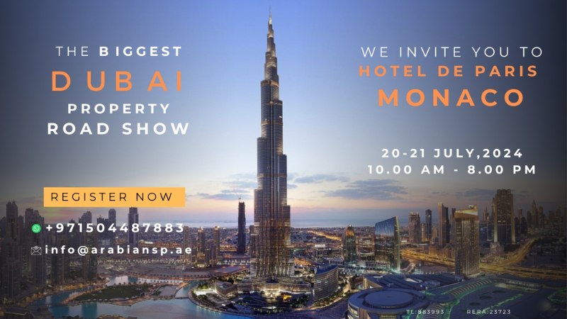 Dubai Property Road Show: Exclusive Event in Monaco