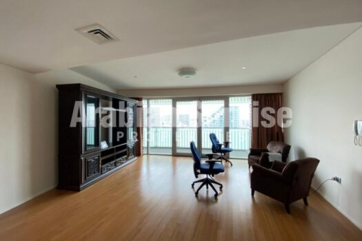 High Floor | 3BR+Maids | Partial Sea View