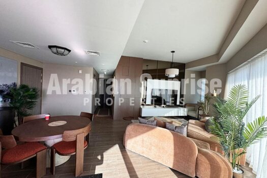 Fully Furnished 2+M with Huge Balcony
