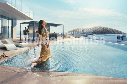 Partial Sea + Museum View | 2+M BR Luxurious Apt
