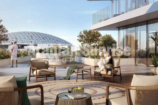 Partial Sea + Museum View | 2+M BR Luxurious Apt
