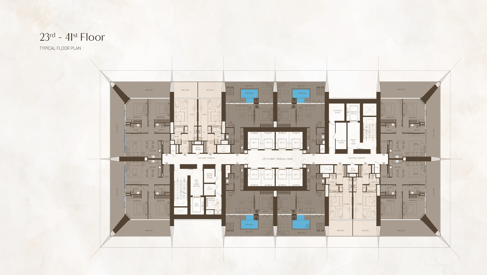one by binghatti floor plans (14)