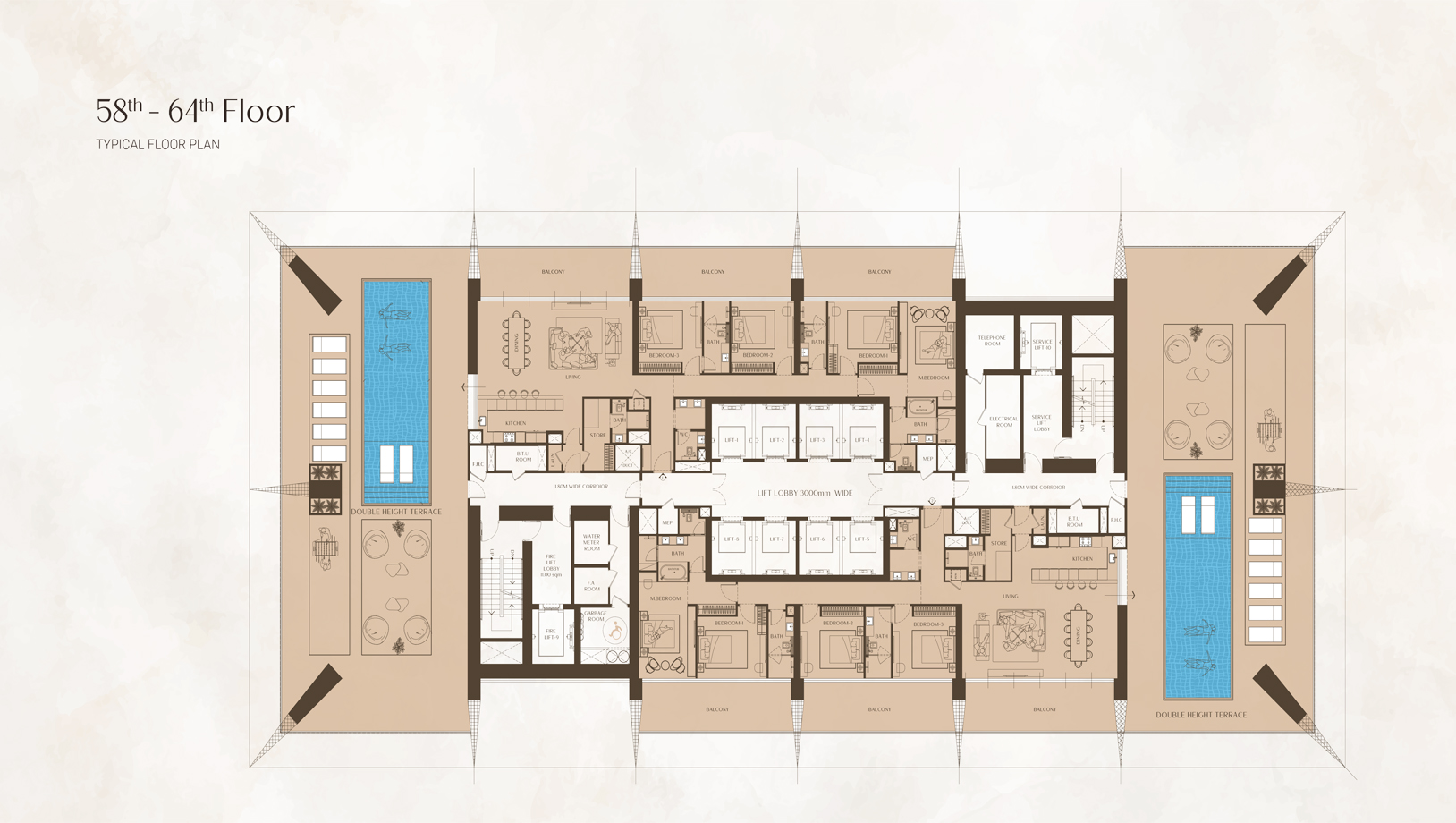 one by binghatti floor plans (17)