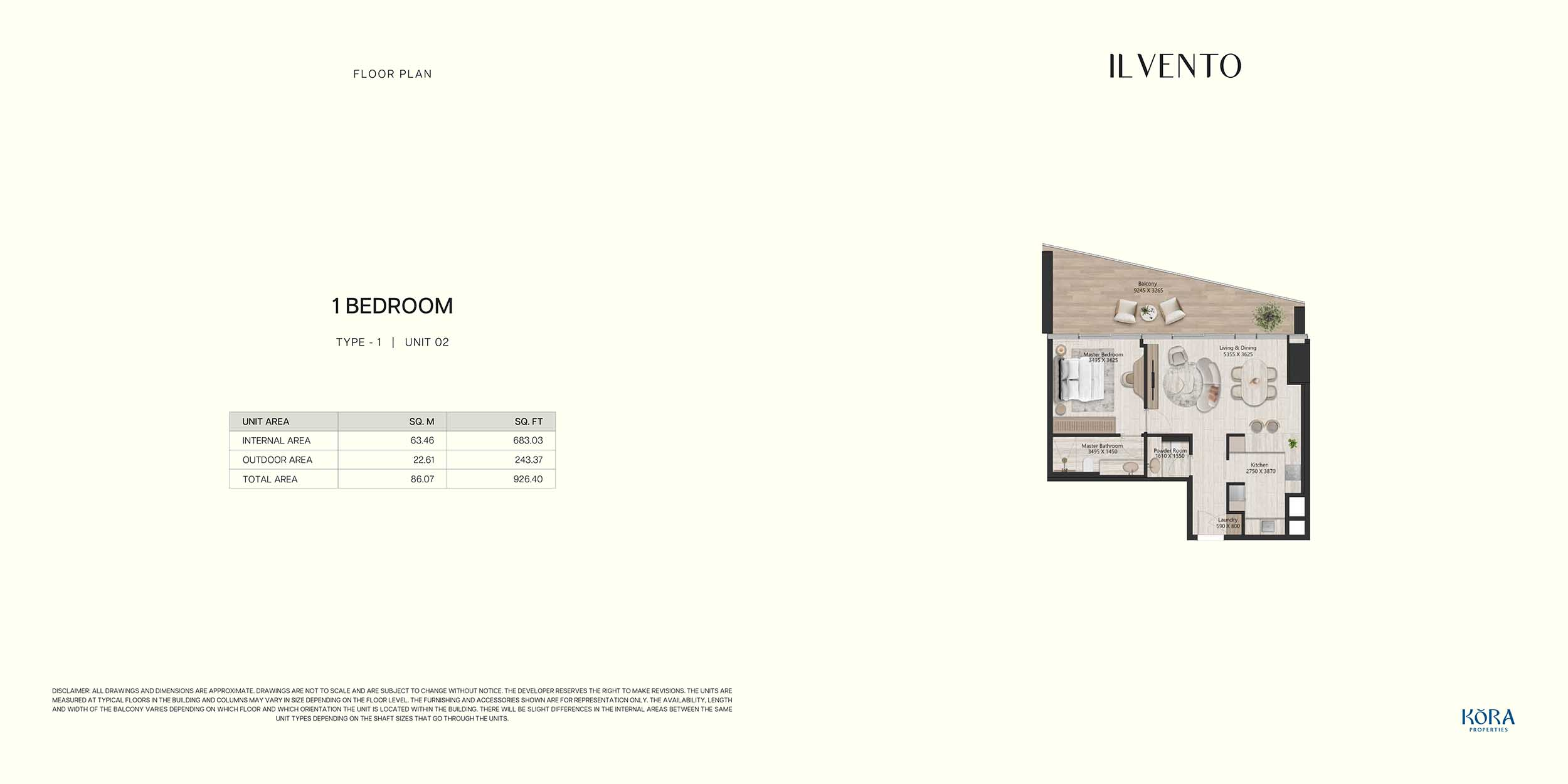 il vento floor plan