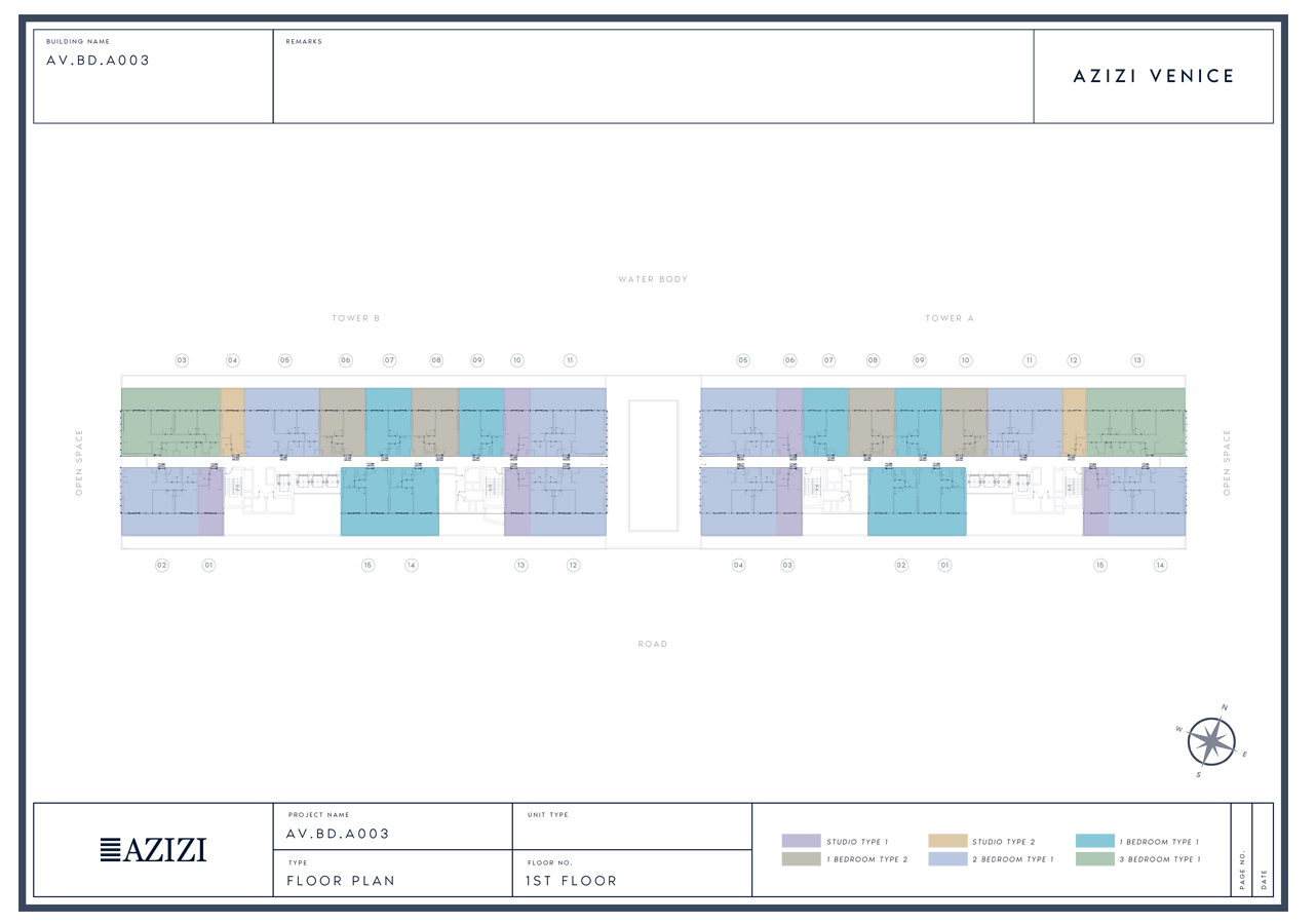 Azizi Venice Floor Plan