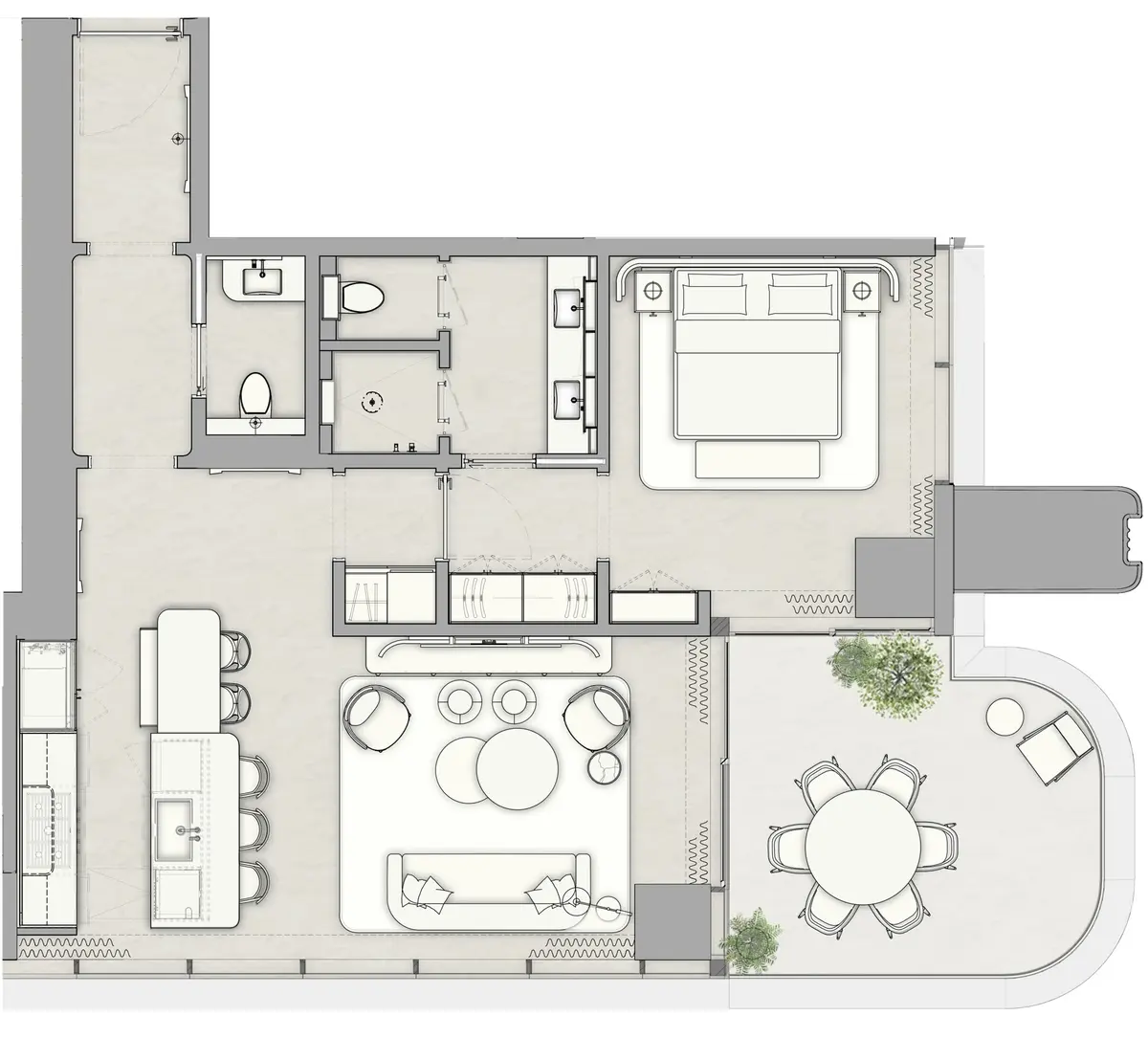 1-bed-a Ritz Carlton Residences